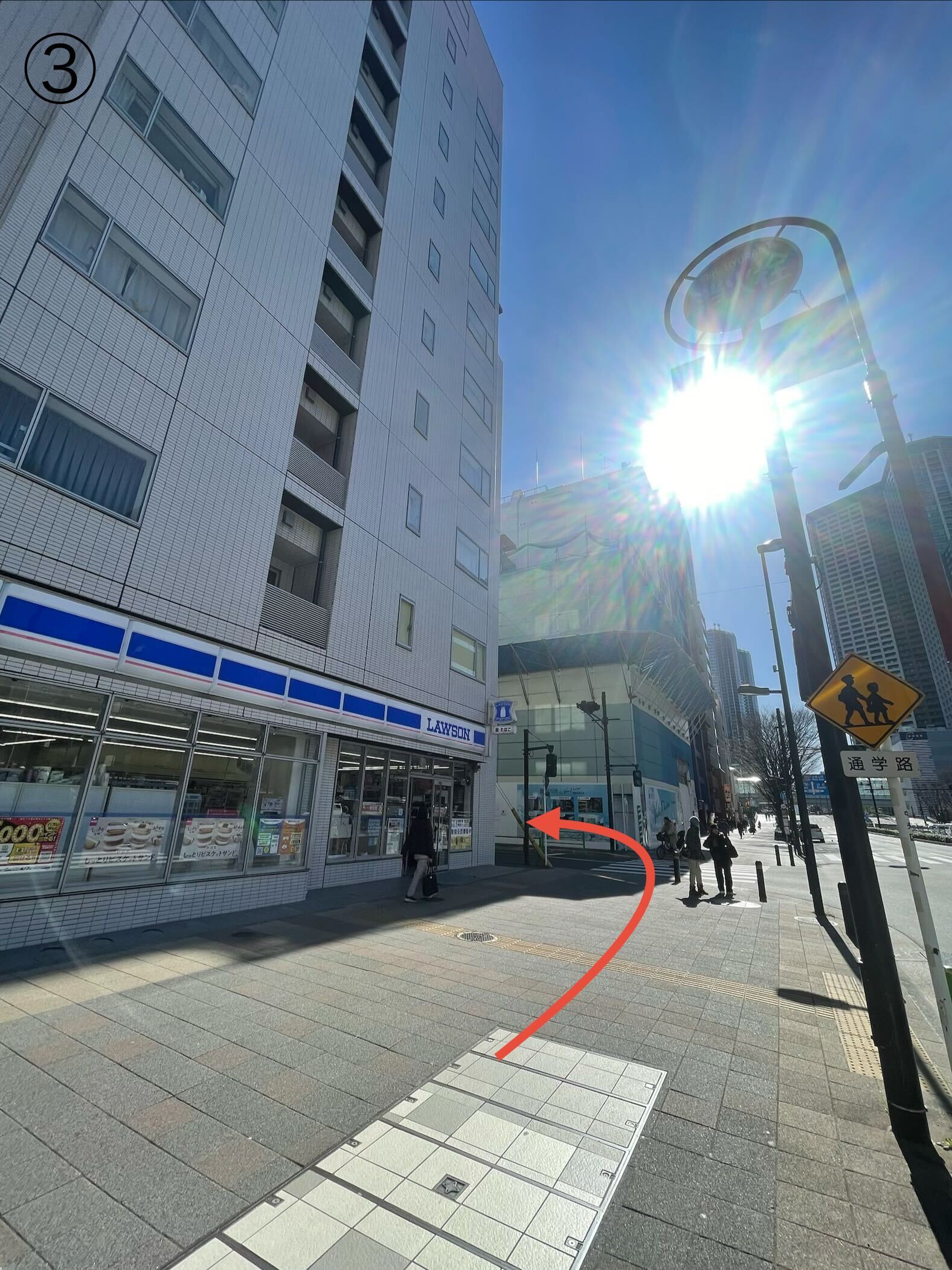 勝どき店までの道のり