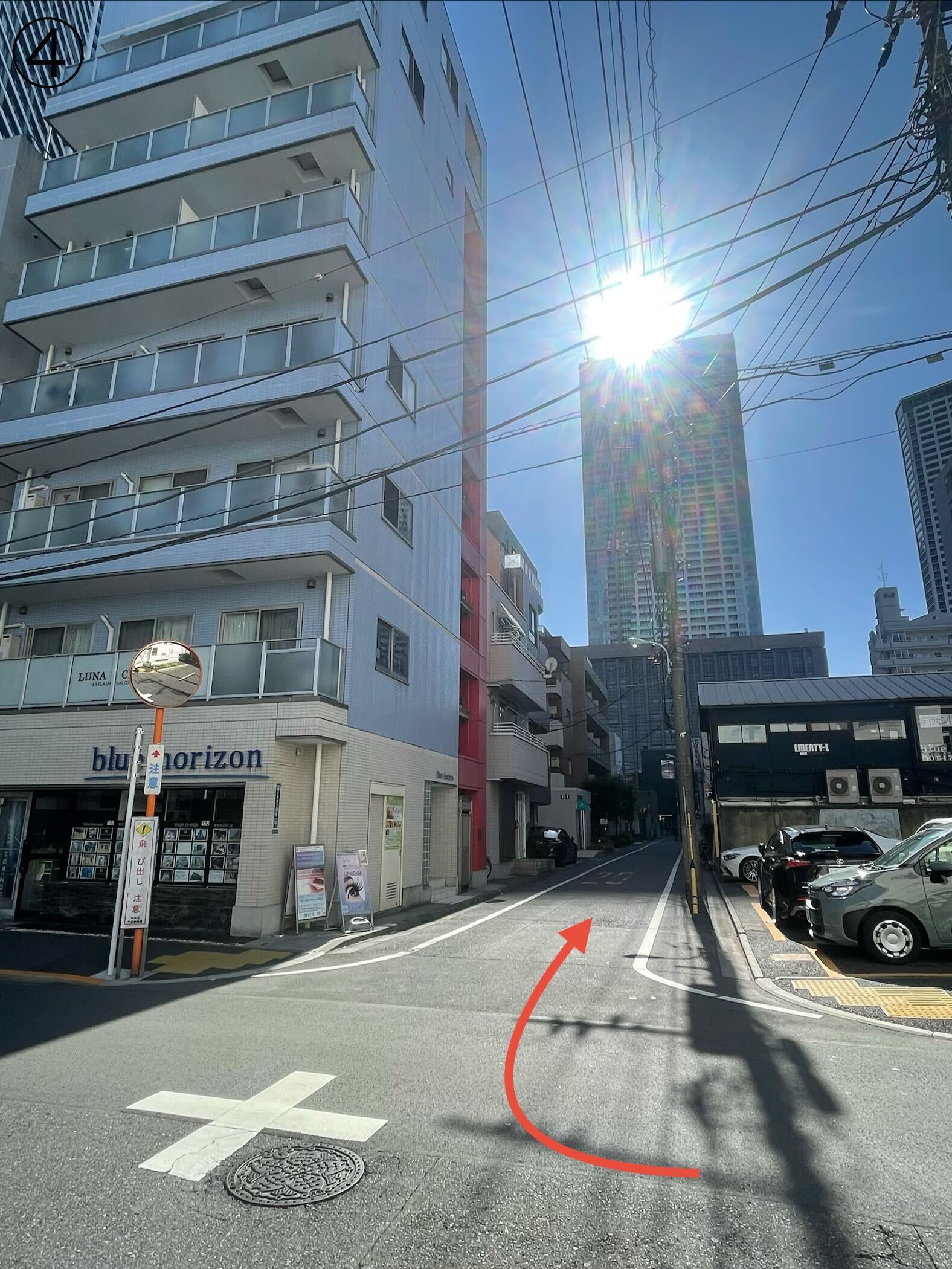 勝どき店までの道のり