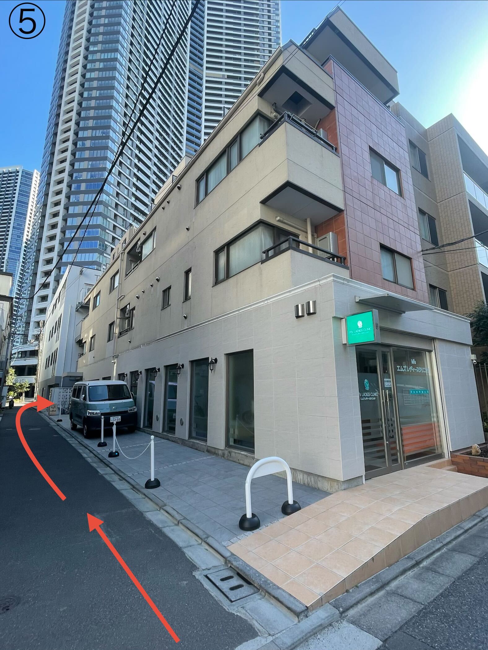 勝どき店までの道のり