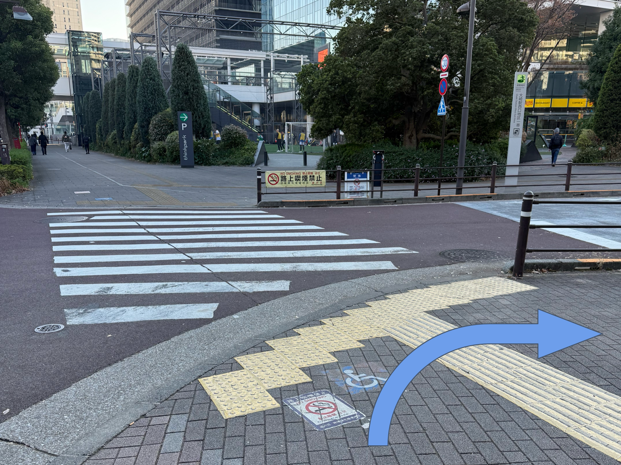 大崎店までの道のり