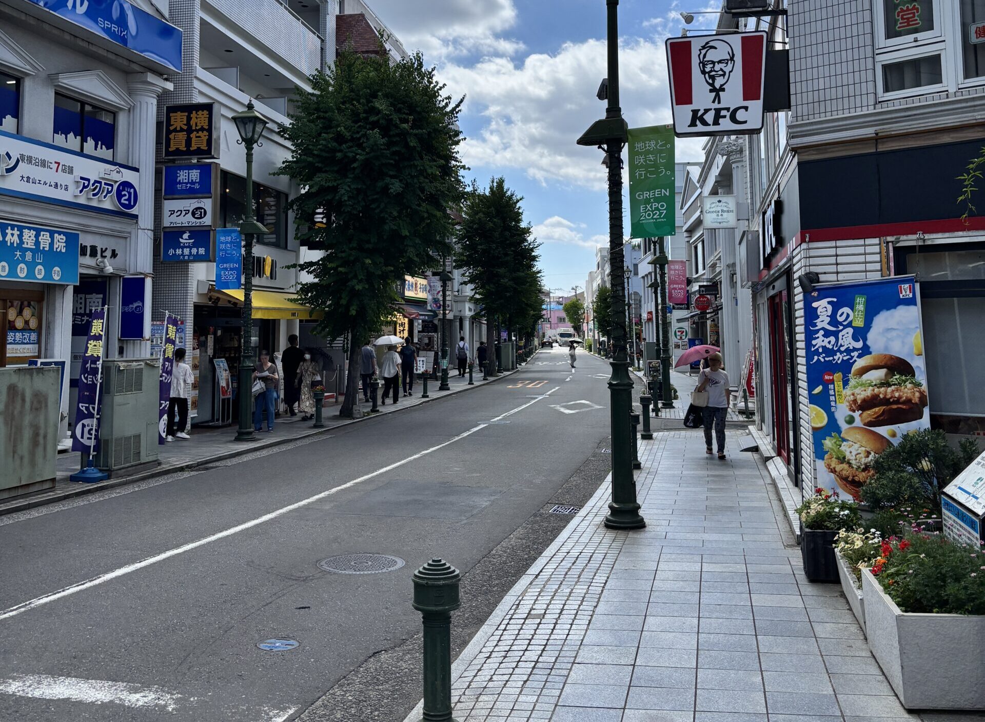 大倉山店までの道のり