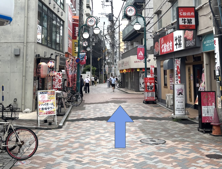 元住吉店までの道のり